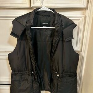 New Look Women's Charcoal Puffer Vest